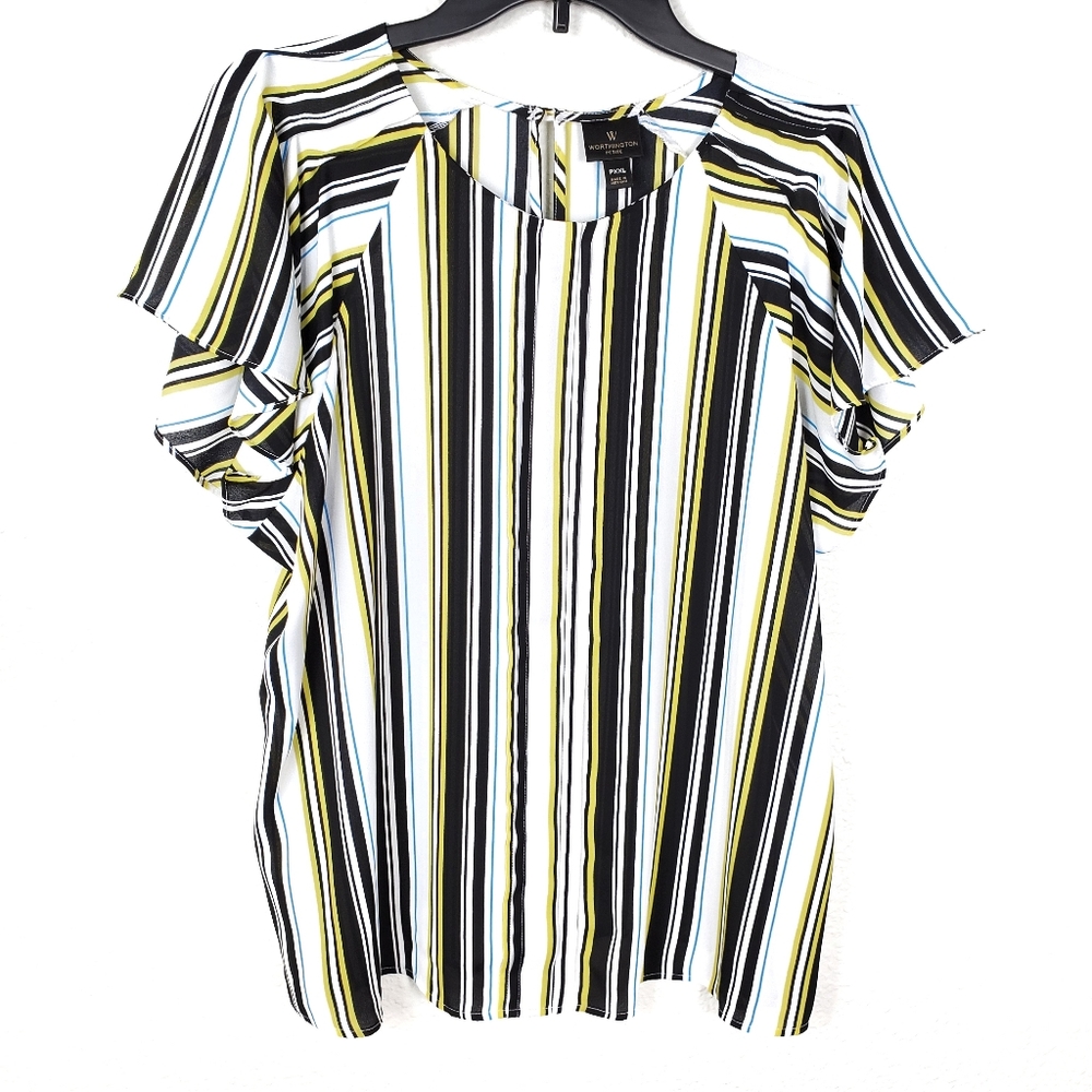 Striped Round Neck Top